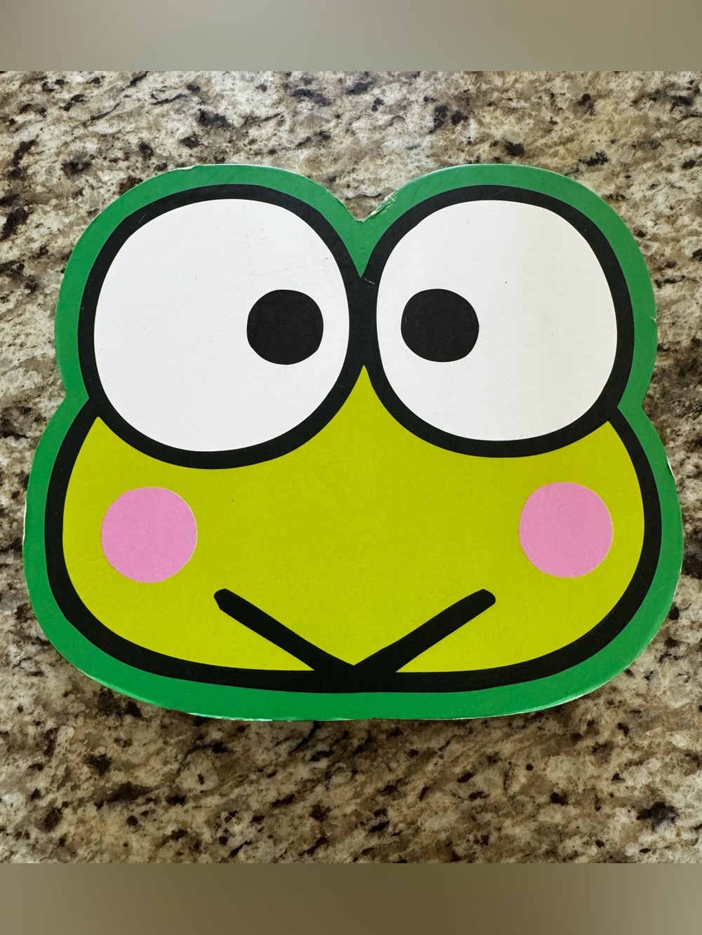 Cute Sanrio Frog Face Plaque
